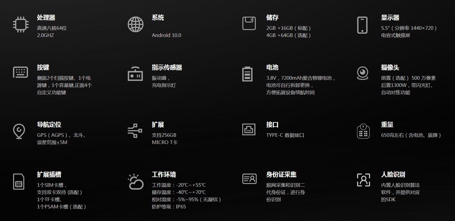 1632275407153154 汉德霍尔BJ6100远距RFID手持终端具体参数